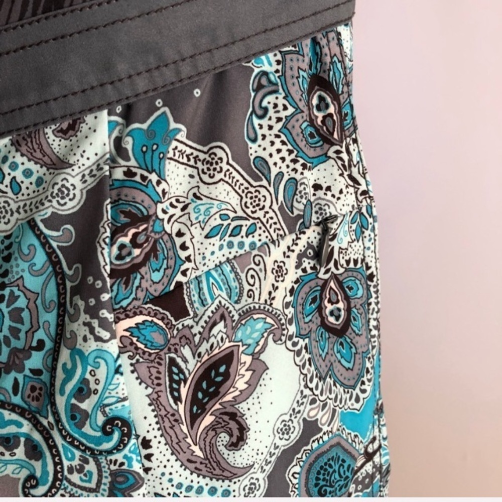 Athleta Pack Everywhere Dress gray teal white 8p - Picture 5 of 13
